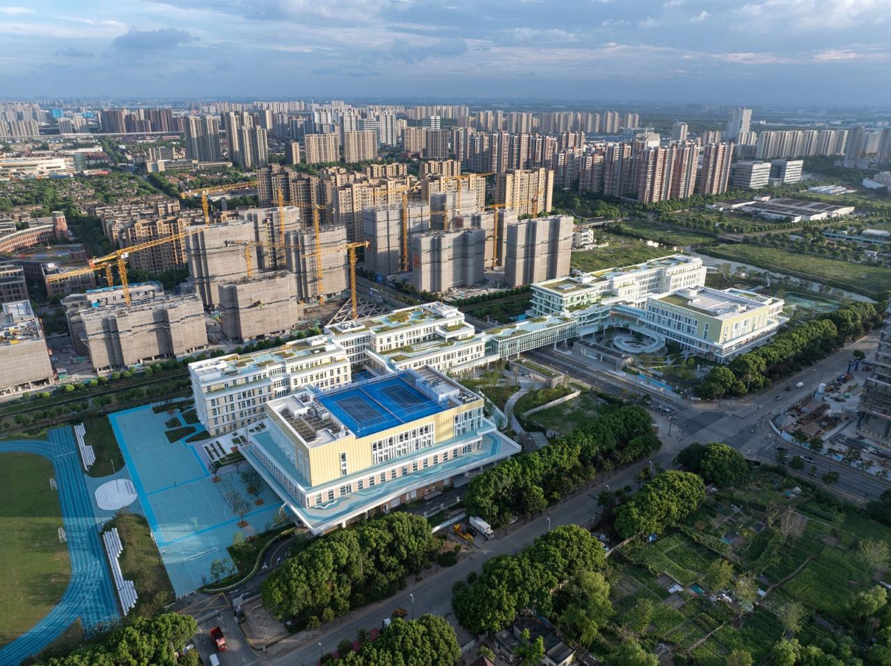 BIM建筑|上海市实验学校嘉定新城分校 / 大观景观