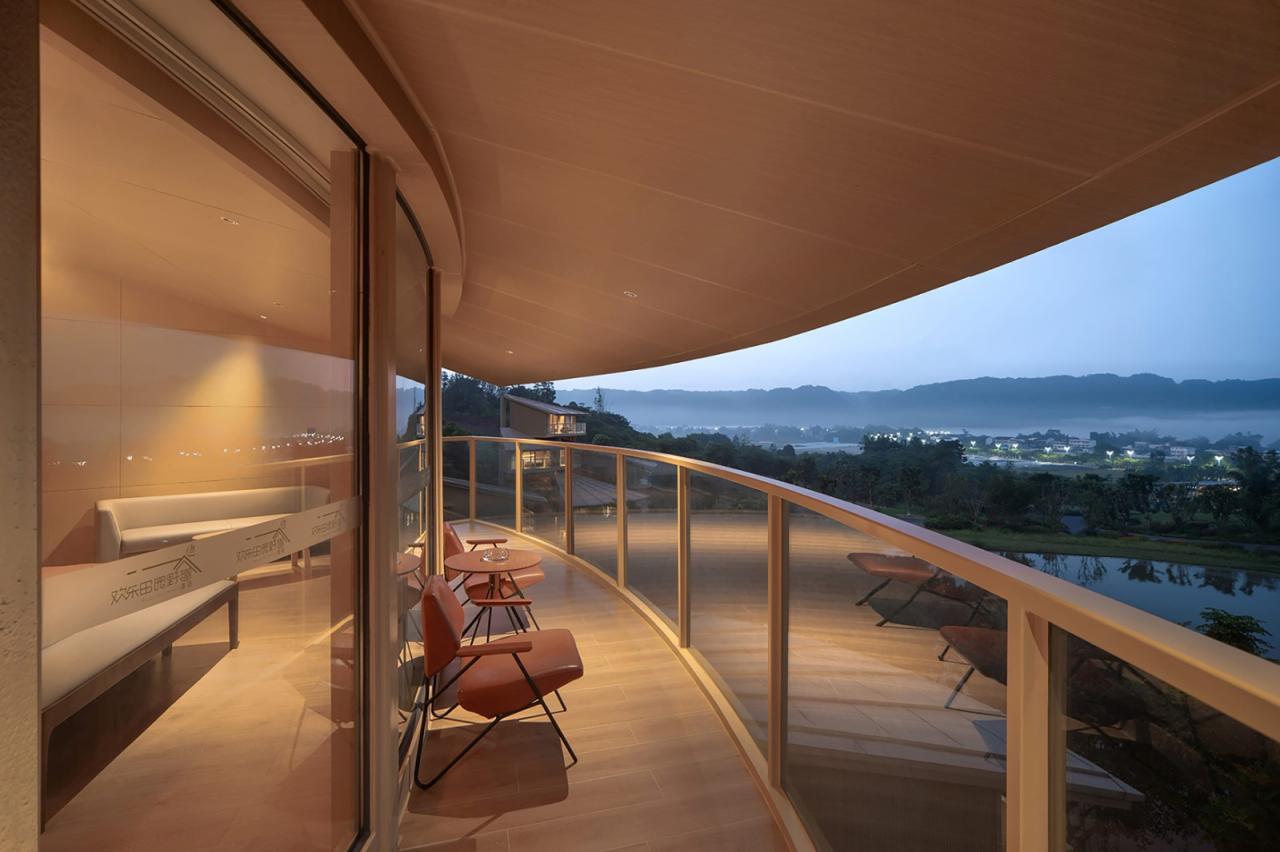 BIM建筑|树叶的结构：南溪欢乐田园野趣酒店树屋设计 / 王晖建筑工作室