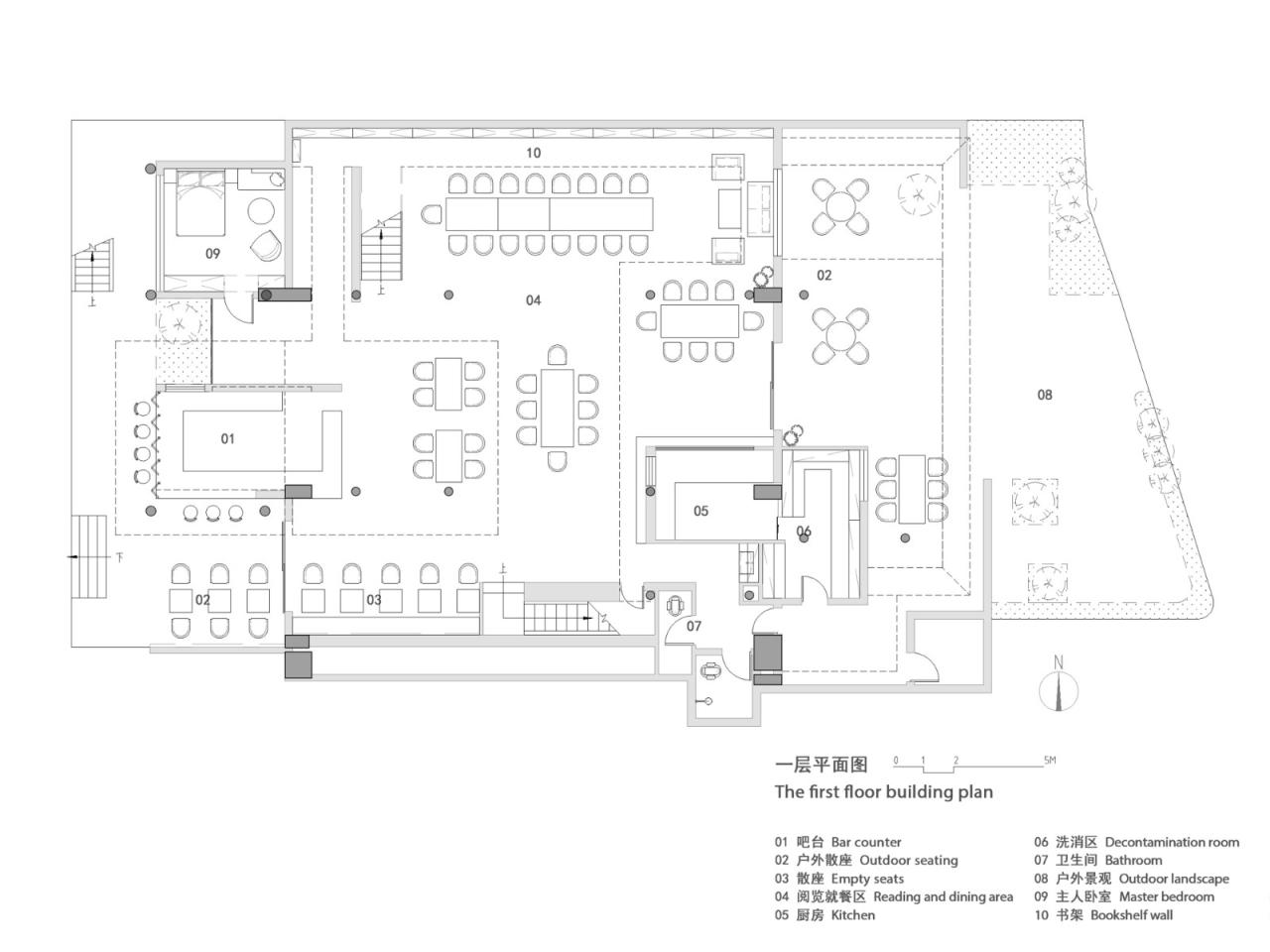 BIM建筑|接梯空间：旧厂房，新书咖 / 素造建筑
