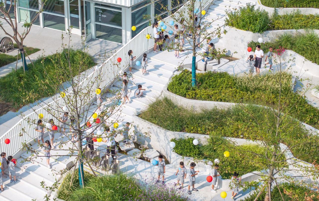 BIM建筑|上海市实验学校嘉定新城分校 / 大观景观