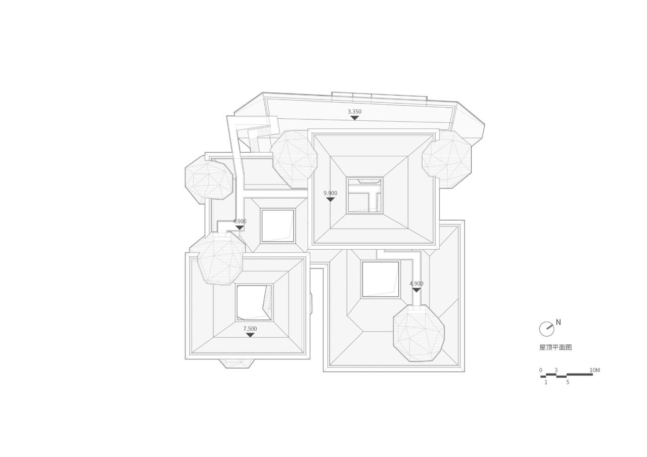 BIM建筑|相遇在山间：下岩贝景区云峰十二重 / 朱培栋-line+建筑事务所