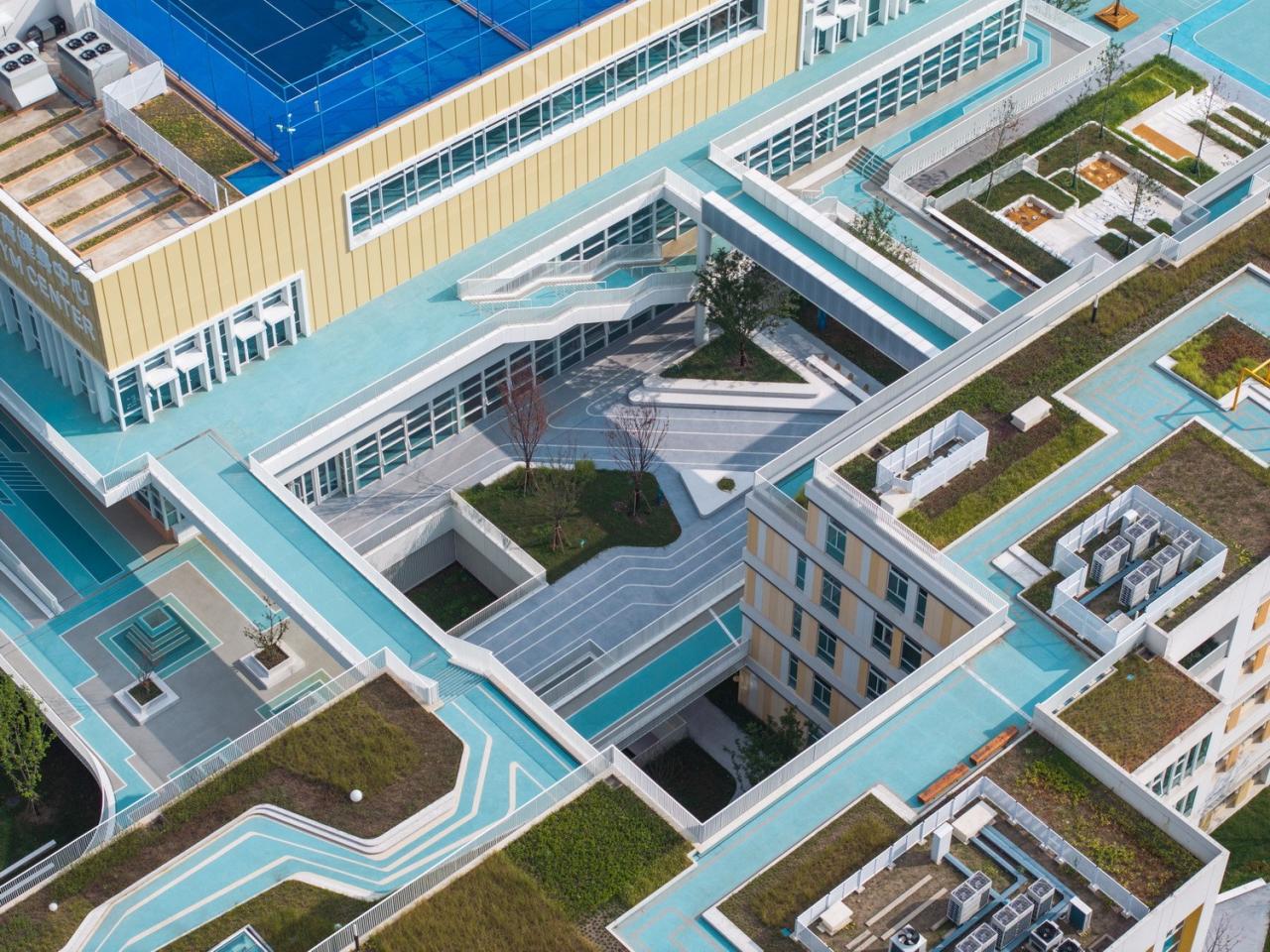 BIM建筑|上海市实验学校嘉定新城分校 / 大观景观