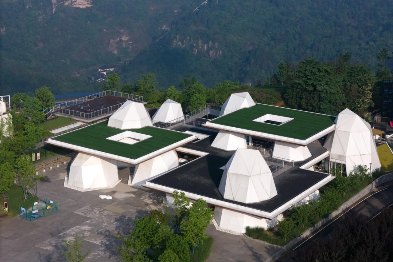 BIM建筑|相遇在山间：下岩贝景区云峰十二重 / 朱培栋-line+建筑事务所