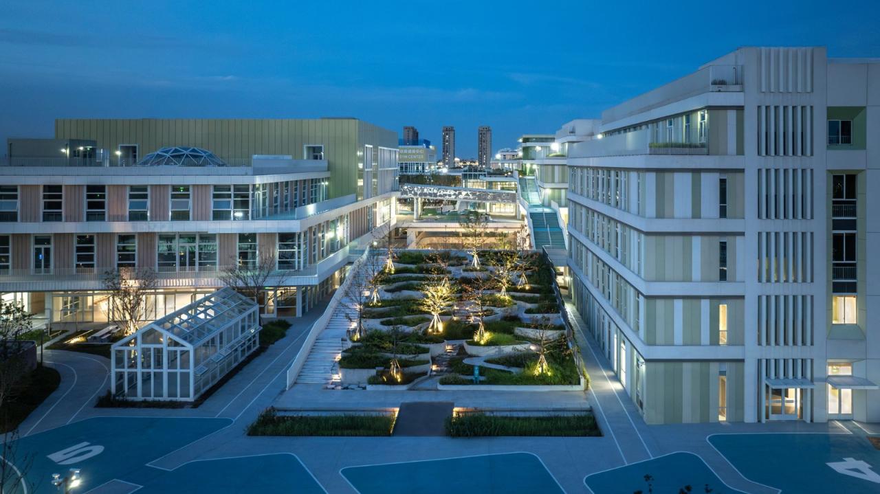 BIM建筑|上海市实验学校嘉定新城分校 / 大观景观