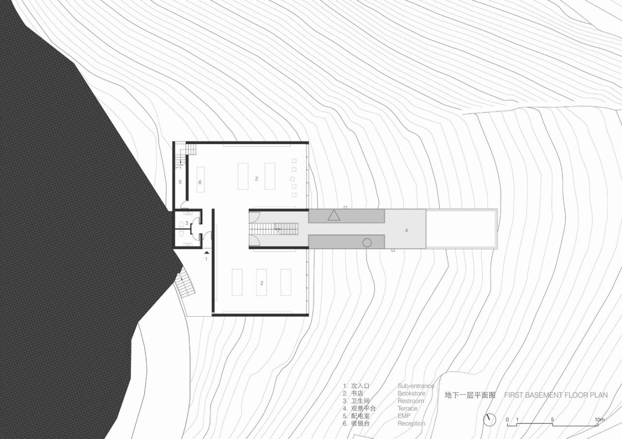 BIM建筑|怒江大峡谷先锋书店 / 迹·建筑事务所 (TAO)