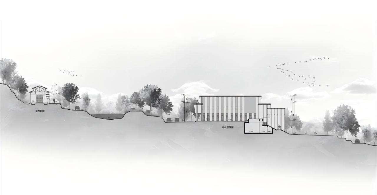 BIM建筑|枕山栖谷，虎凹慢时光：庐江县柯坦镇虎凹欢乐茶谷 / 中铁合肥建筑市政工程设计研究院有限公司