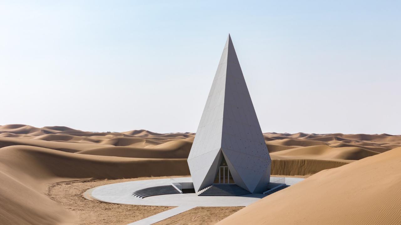 BIM建筑|中卫沙漠钻石酒店 / 水石设计-米川工作室