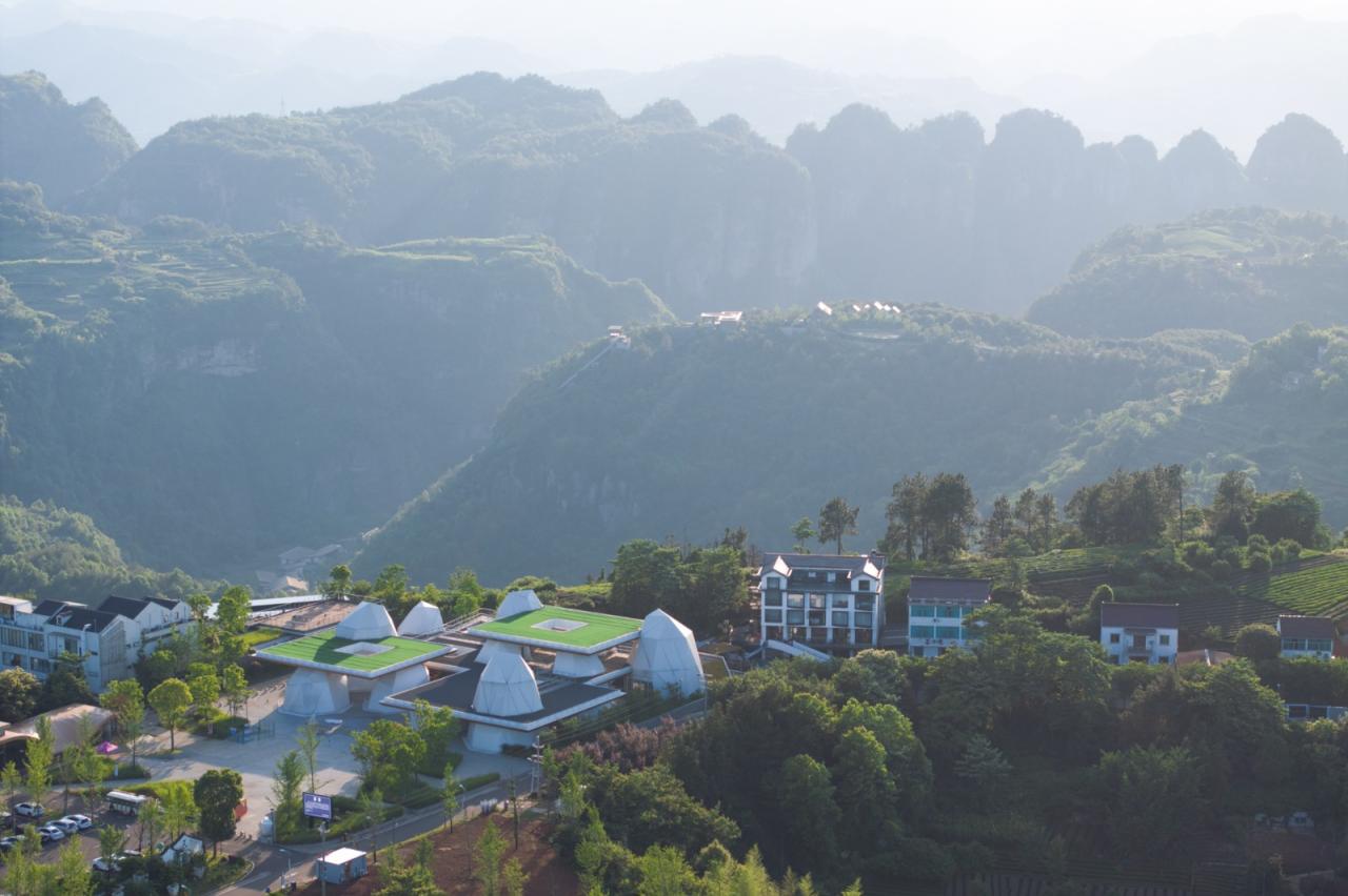 BIM建筑|相遇在山间：下岩贝景区云峰十二重 / 朱培栋-line+建筑事务所