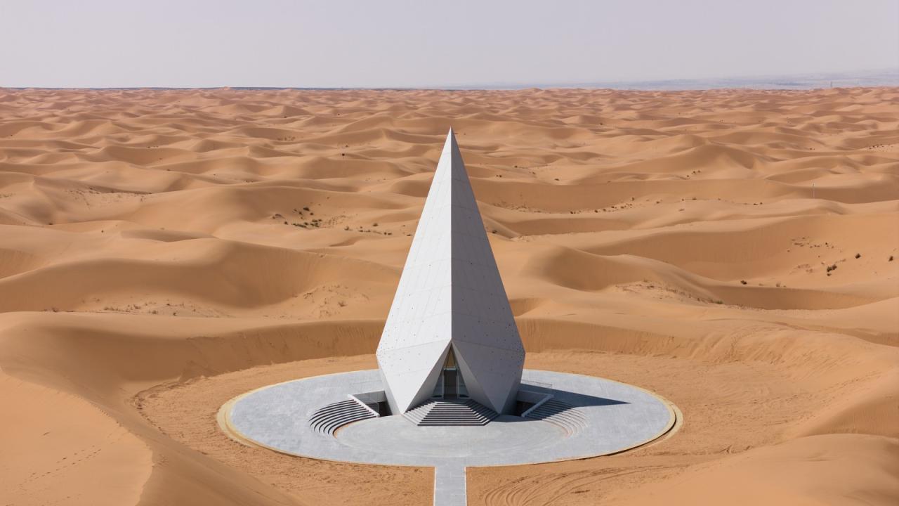 BIM建筑|中卫沙漠钻石酒店 / 水石设计-米川工作室