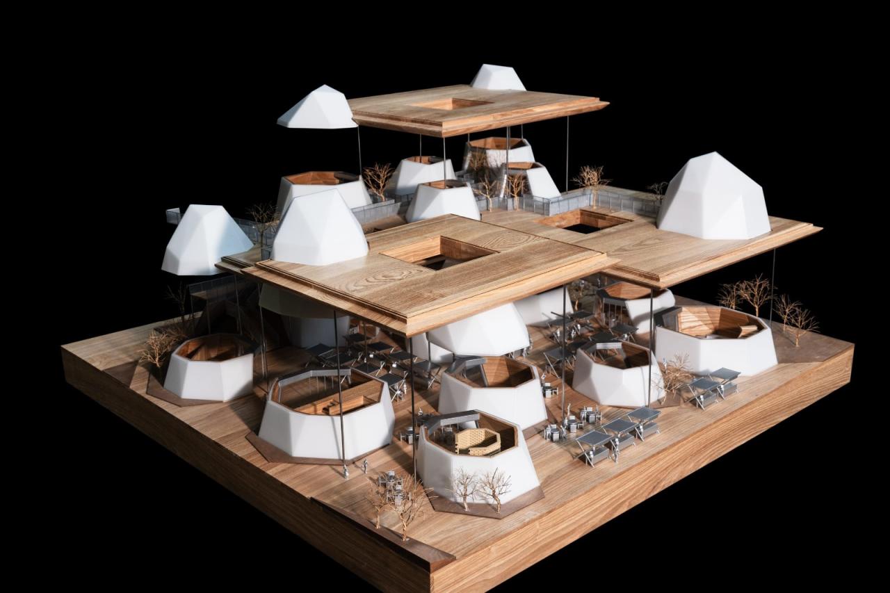 BIM建筑|相遇在山间：下岩贝景区云峰十二重 / 朱培栋-line+建筑事务所