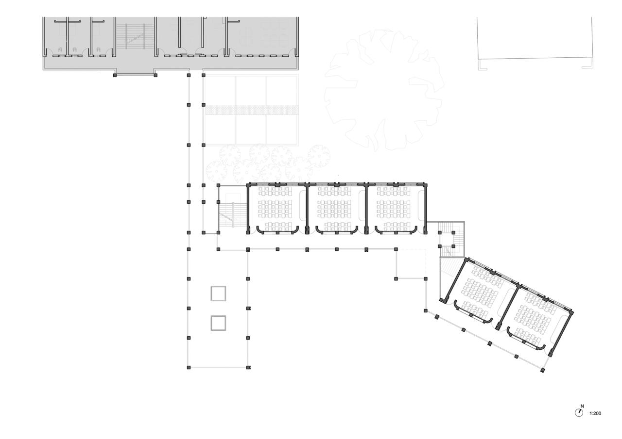 BIM建筑|沿江乡村学校 / DOMAT