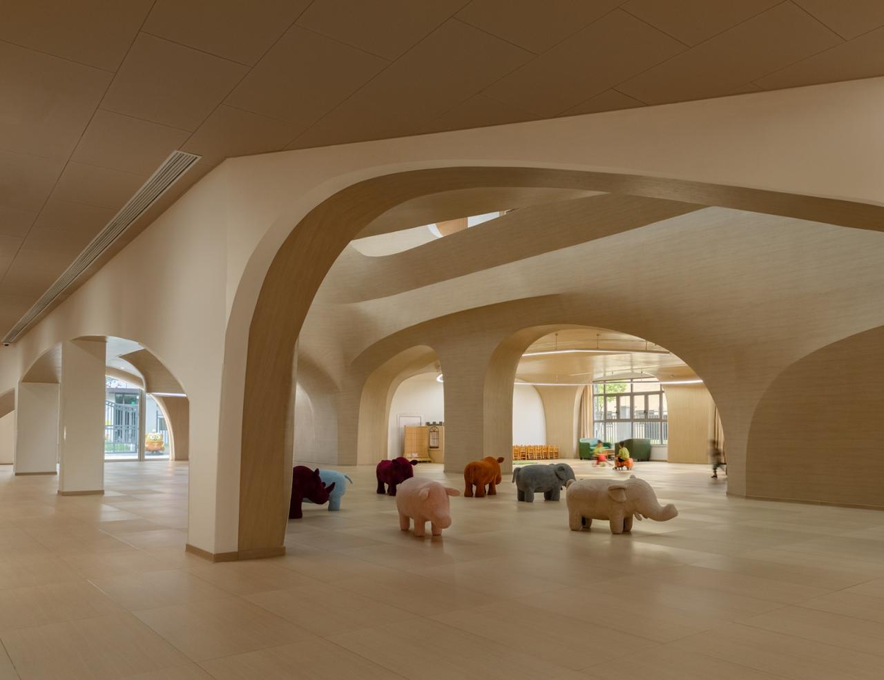 BIM建筑|上海格林新蕾市北幼儿园 / 华建集团-华东院/环境院-刘海洋团队