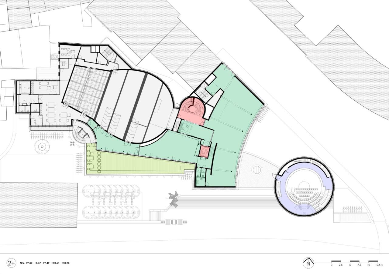 BIM建筑|那慕尔省文化之家 / Philippe Samyn and Partners