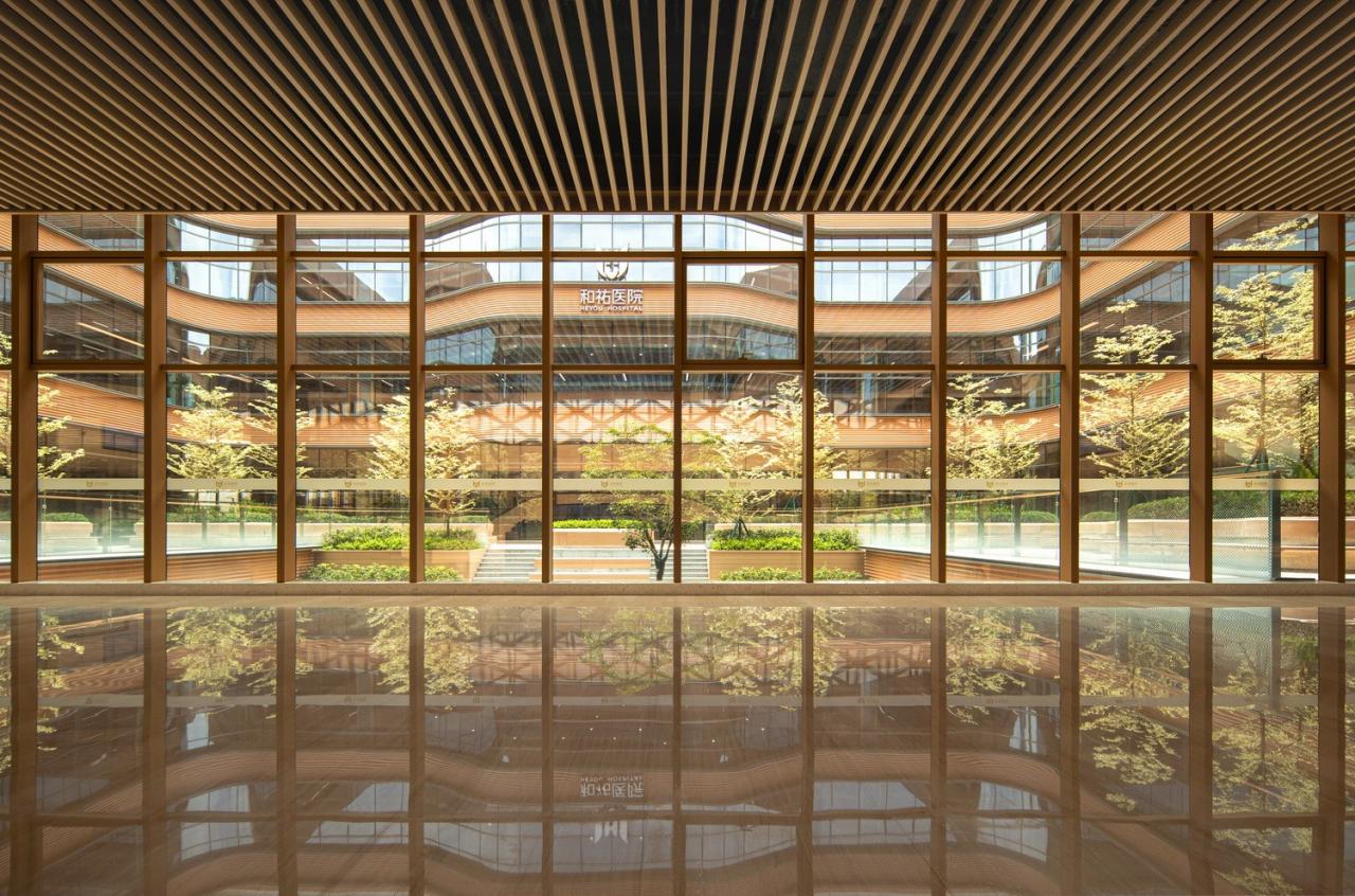 BIM建筑|美的·和祐医院-投资百亿的全球最美花园式医院 / 英国杰典国际建筑