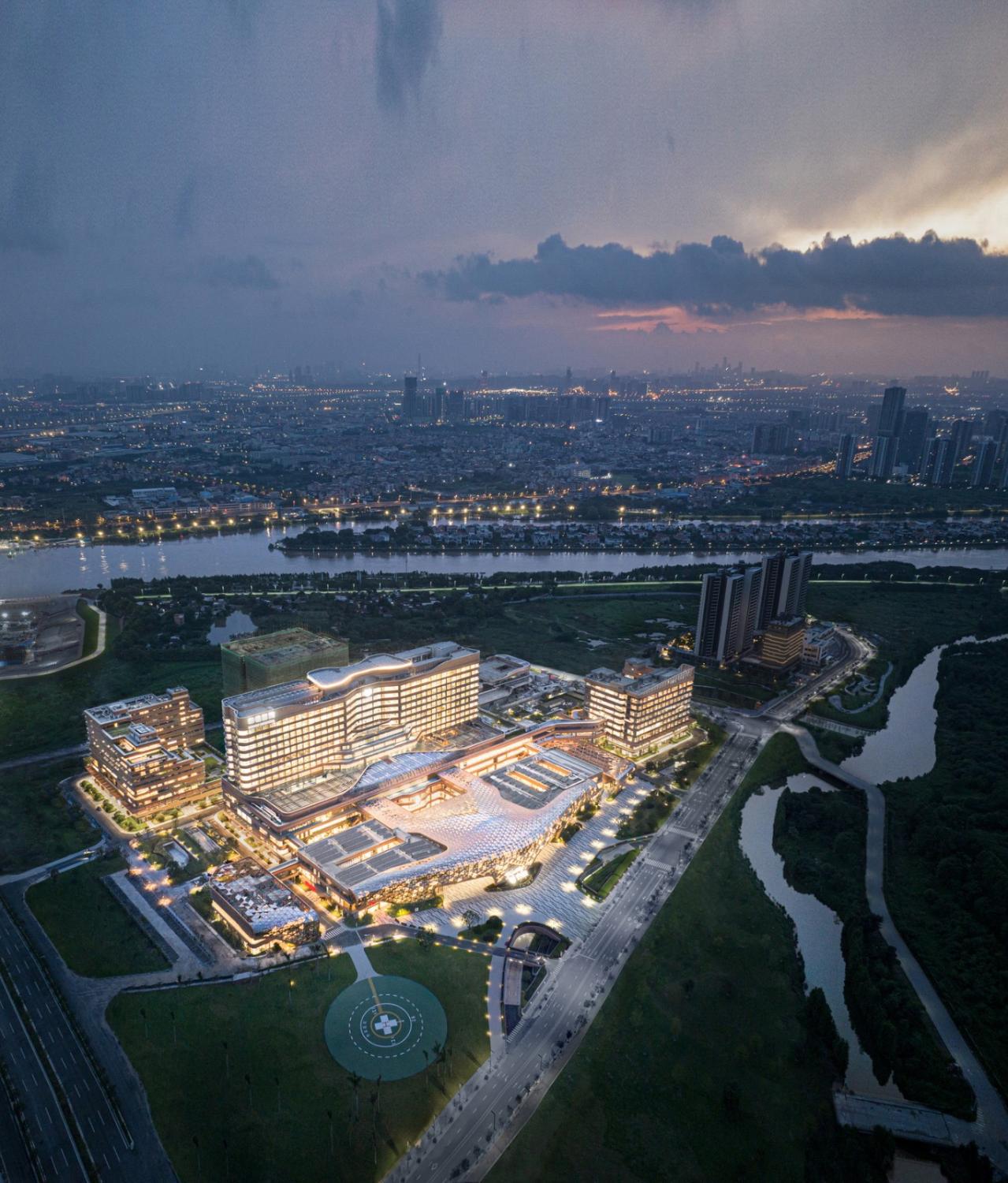 BIM建筑|美的·和祐医院-投资百亿的全球最美花园式医院 / 英国杰典国际建筑