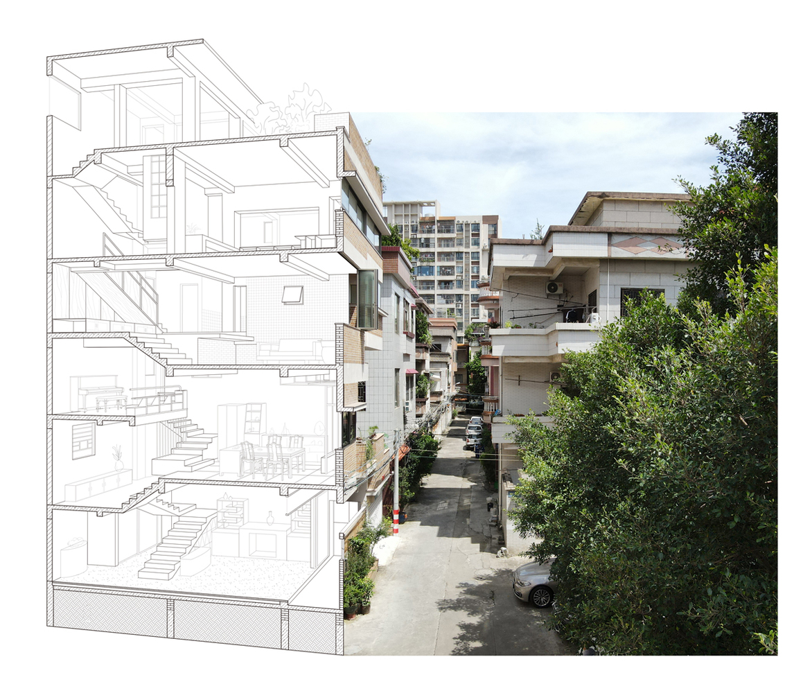 BIM建筑|广府进深：顺德自建房 / 多重建筑