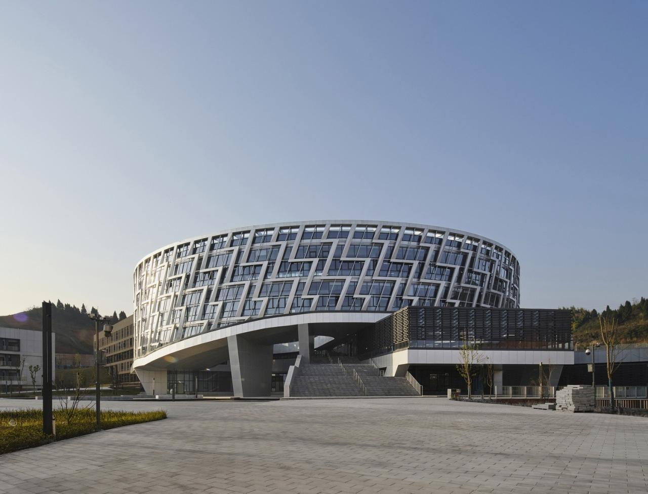 BIM建筑|重庆电力高等专科学校图书馆 / 天津大学设计总院·顾志宏工作室