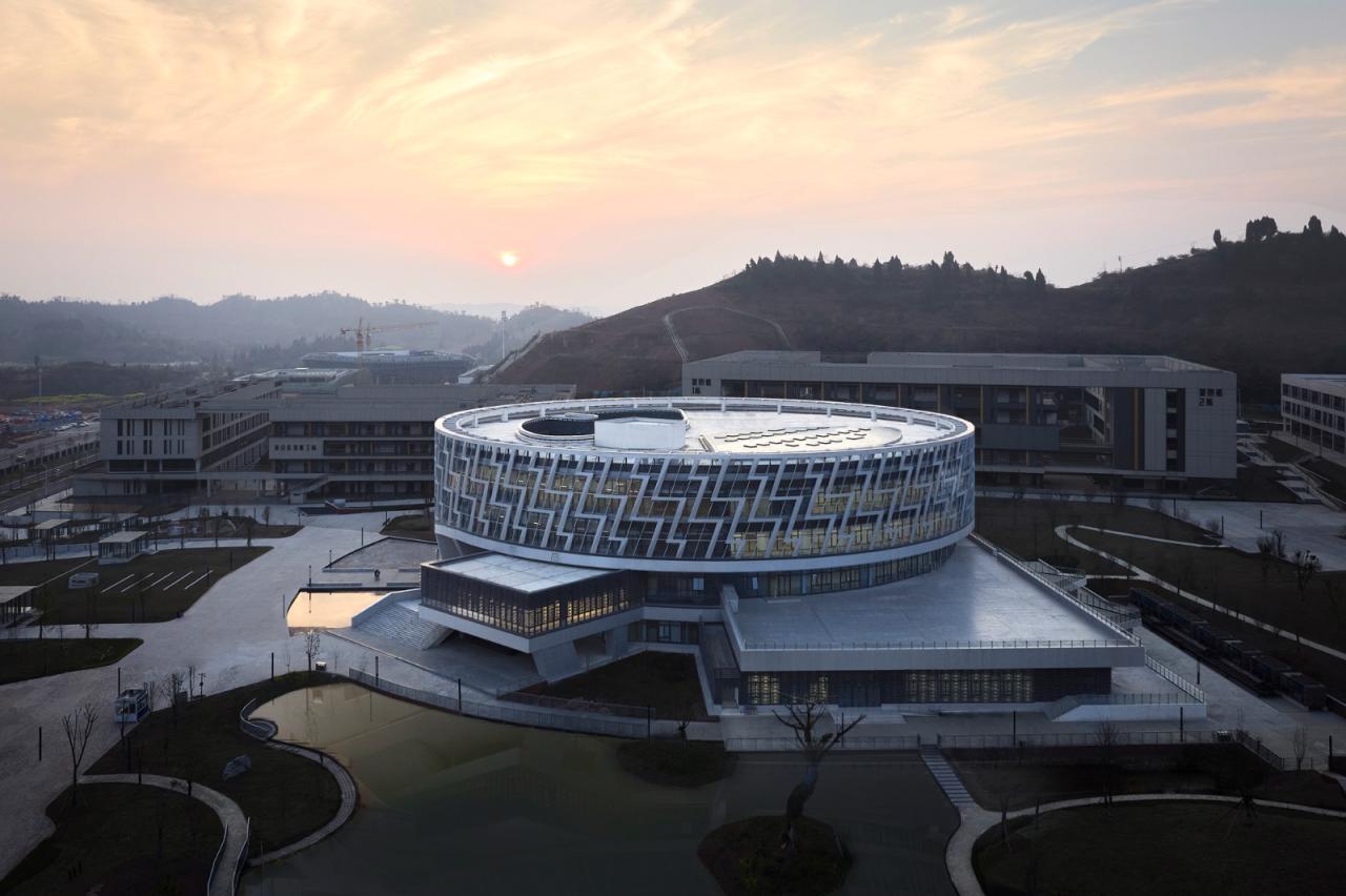 BIM建筑|重庆电力高等专科学校图书馆 / 天津大学设计总院·顾志宏工作室