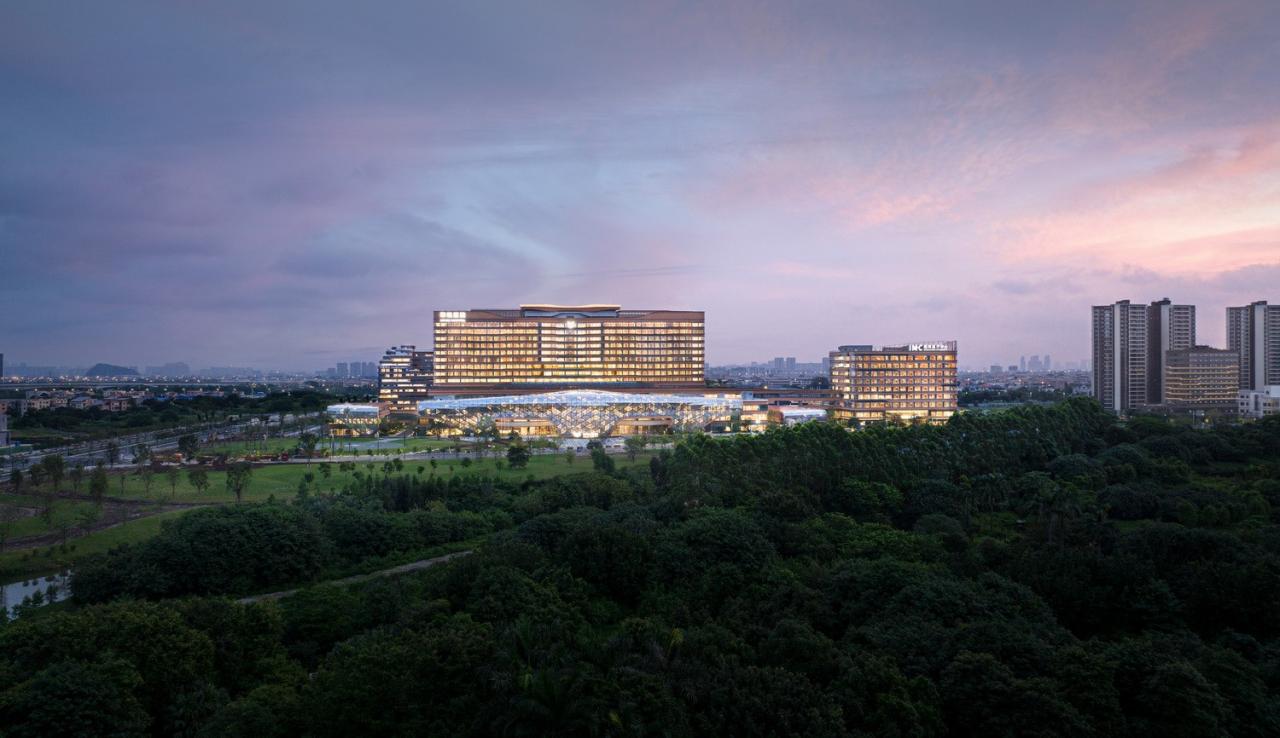 BIM建筑|美的·和祐医院-投资百亿的全球最美花园式医院 / 英国杰典国际建筑