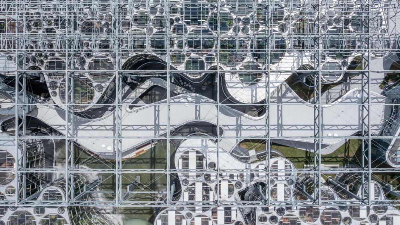 BIM建筑|上海版“疯狂植物园”，亚洲最大温室花园 / Delugan Meissl Associated Architects