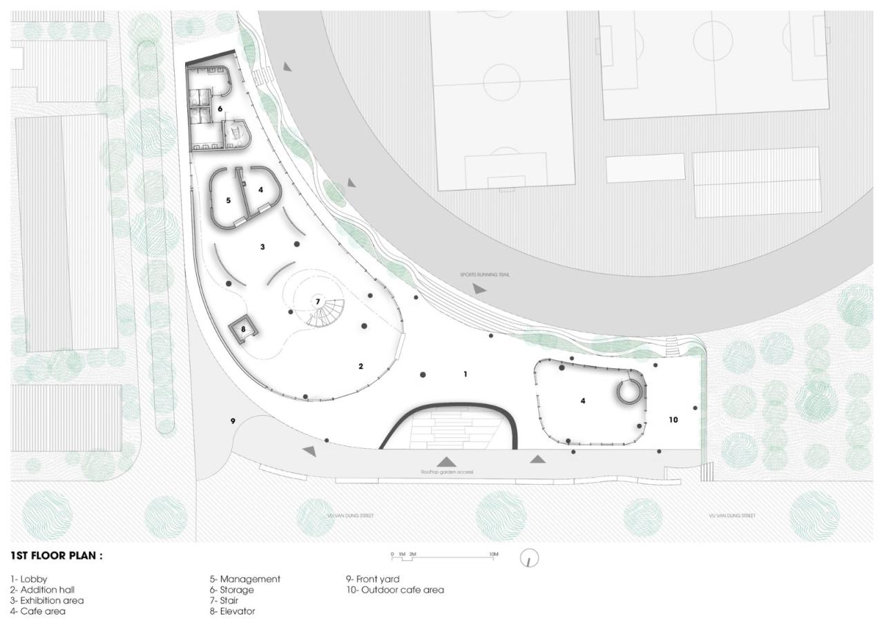 BIM建筑|朔特拉艺术展览中心 / Ho Khue Architects