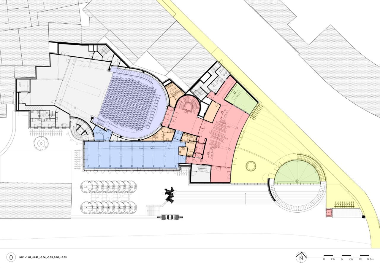 BIM建筑|那慕尔省文化之家 / Philippe Samyn and Partners