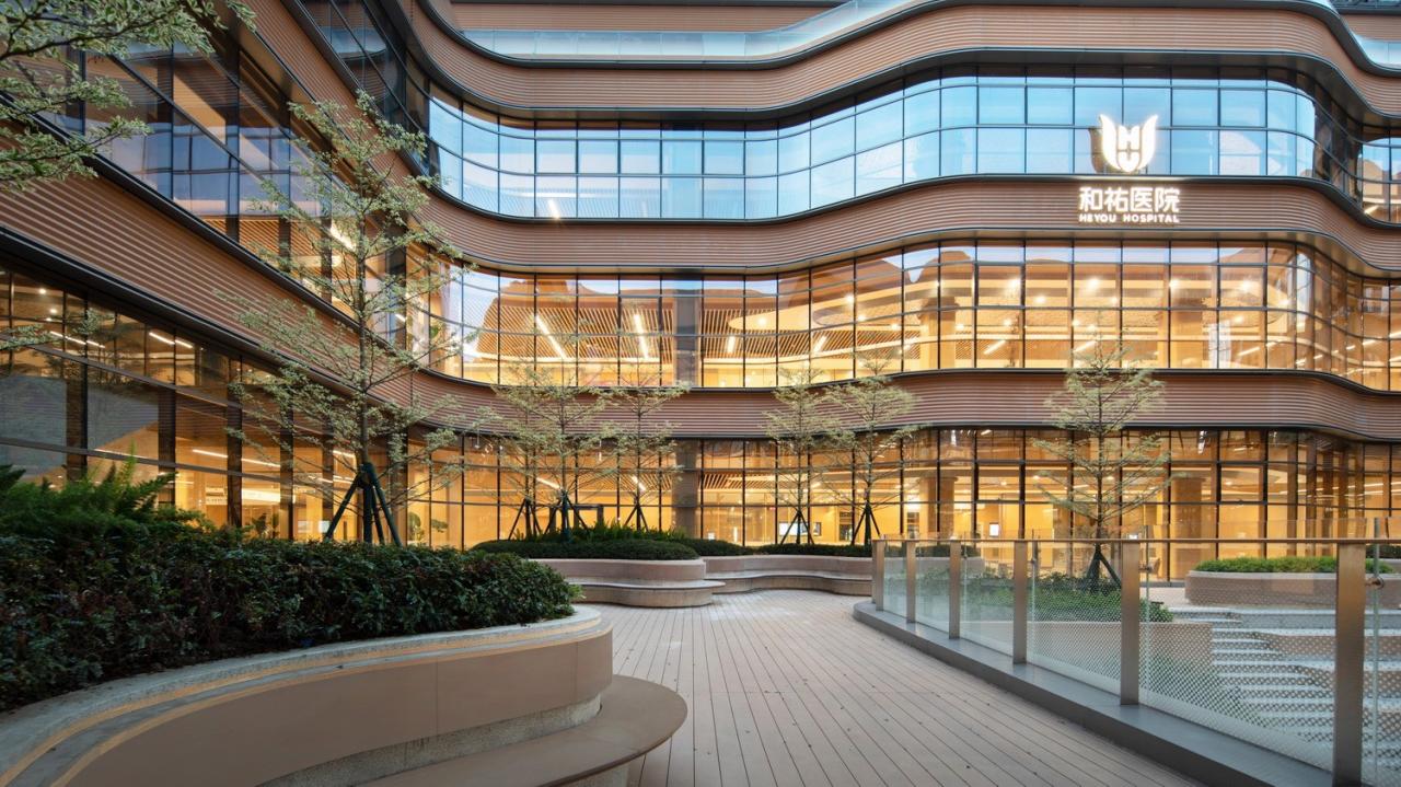 BIM建筑|美的·和祐医院-投资百亿的全球最美花园式医院 / 英国杰典国际建筑