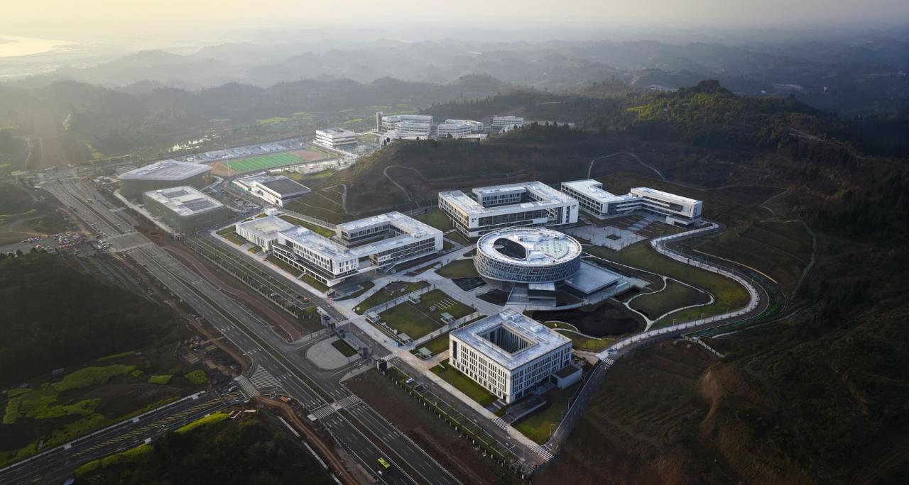 BIM建筑|重庆电力高等专科学校图书馆 / 天津大学设计总院·顾志宏工作室