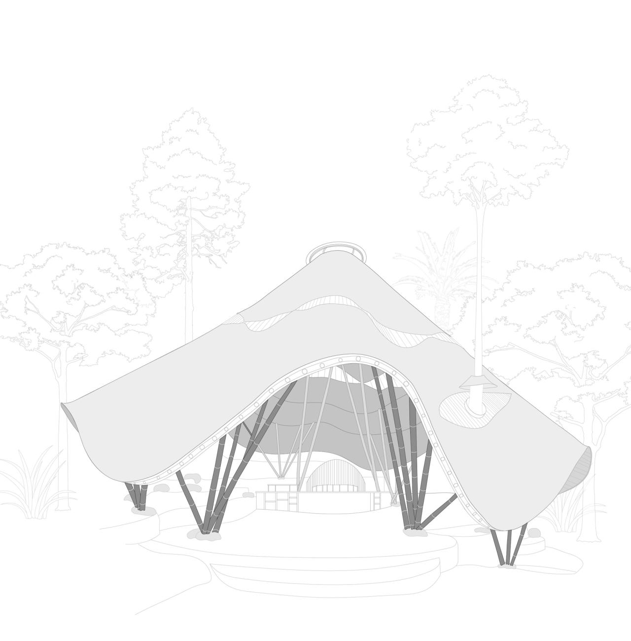 BIM建筑|达普尔·纳加共享厨房与用餐空间 / Bamboo U