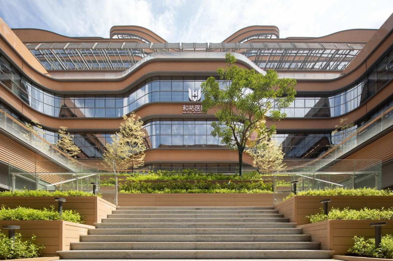 BIM建筑|美的·和祐医院-投资百亿的全球最美花园式医院 / 英国杰典国际建筑