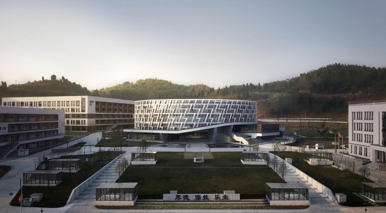 BIM建筑|重庆电力高等专科学校图书馆 / 天津大学设计总院·顾志宏工作室