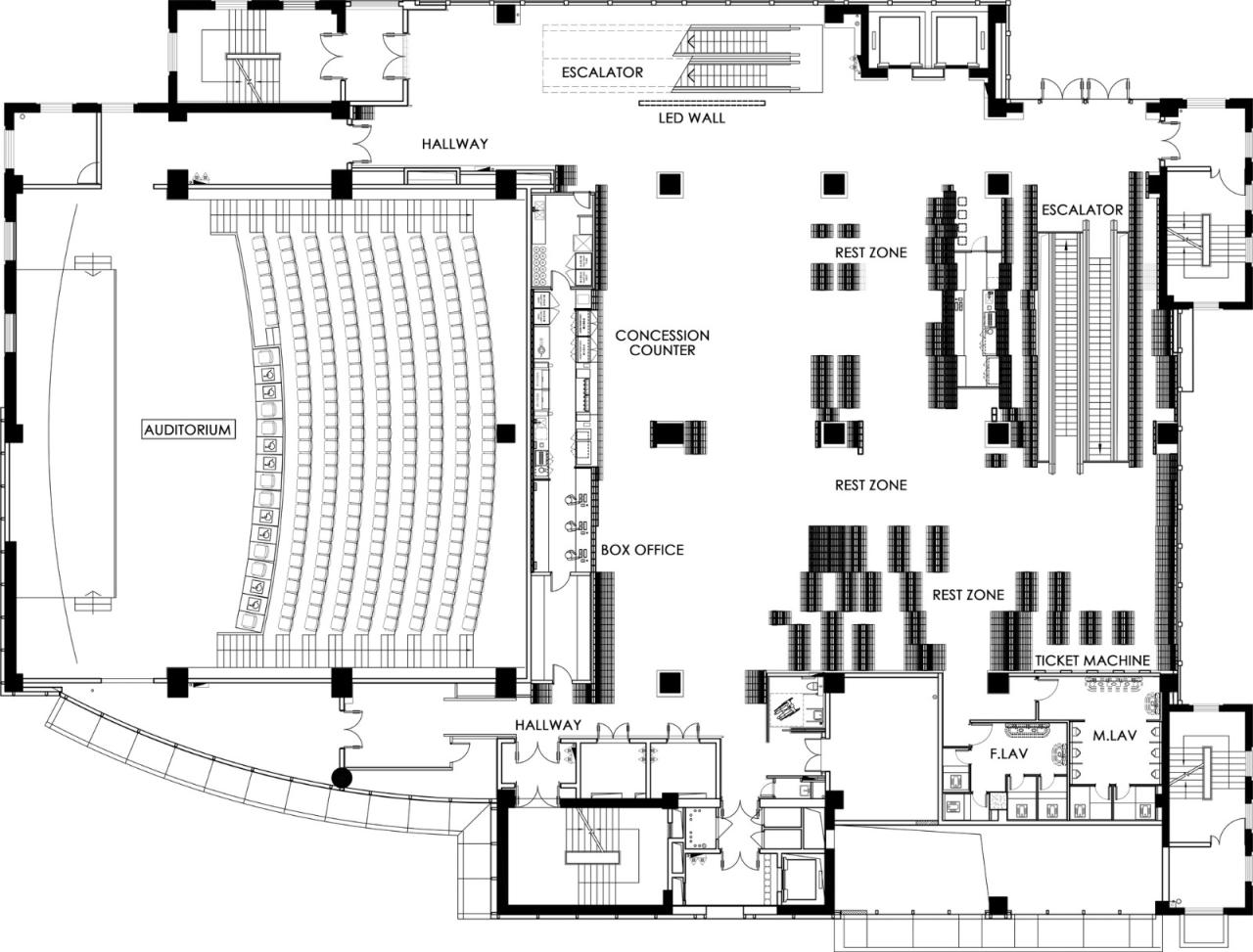 BIM建筑|裹在 “砖浪” 里的海岛影院 / 壹正企划