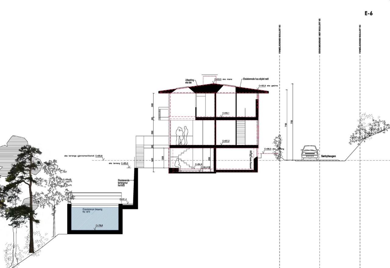 BIM建筑|奥斯陆 Sorbyhaugen 24 号住宅改造 / MORFEUS arkitekter