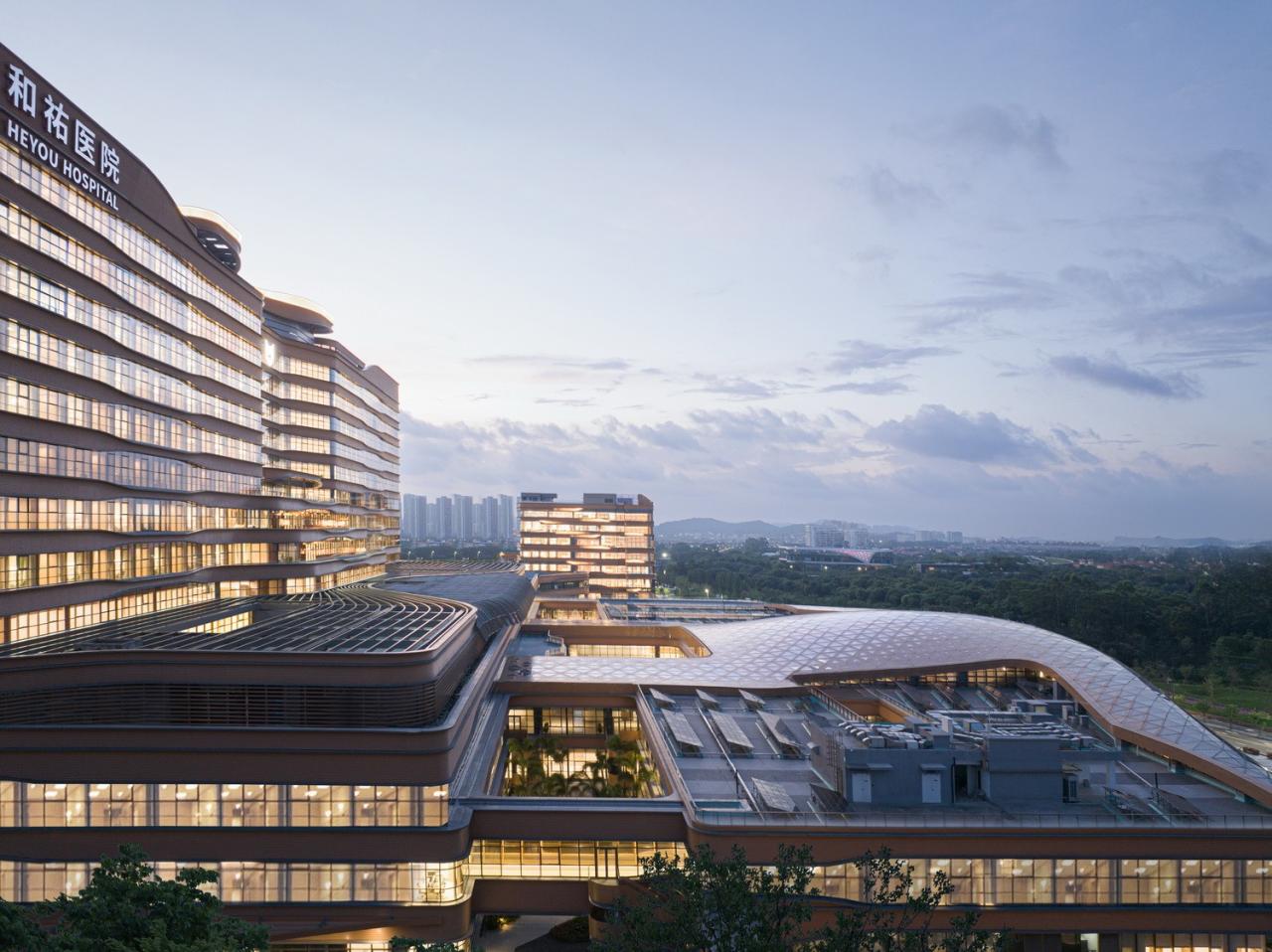 BIM建筑|美的·和祐医院-投资百亿的全球最美花园式医院 / 英国杰典国际建筑