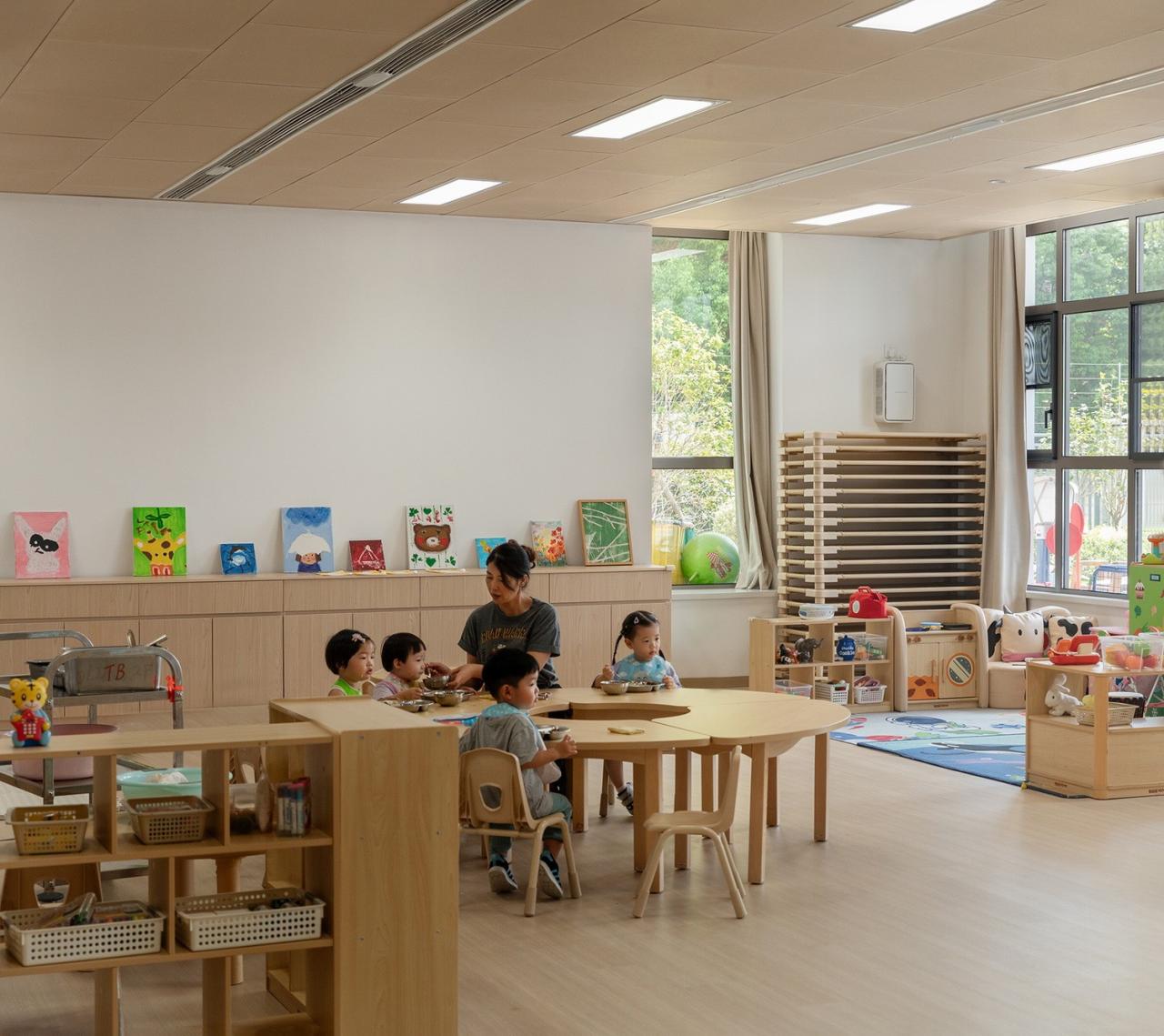 BIM建筑|上海格林新蕾市北幼儿园 / 华建集团-华东院/环境院-刘海洋团队