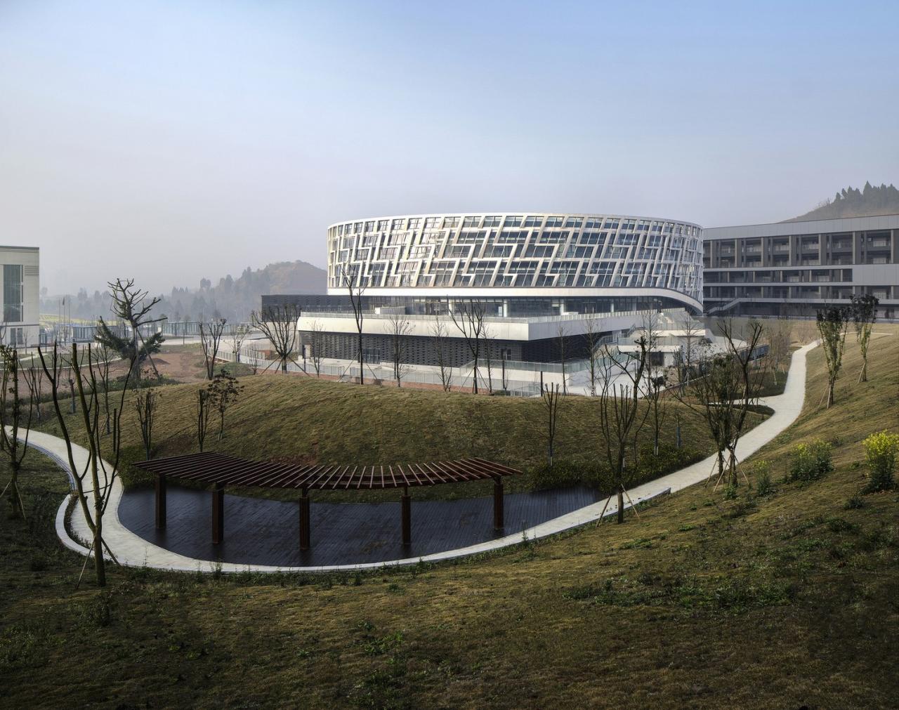 BIM建筑|重庆电力高等专科学校图书馆 / 天津大学设计总院·顾志宏工作室