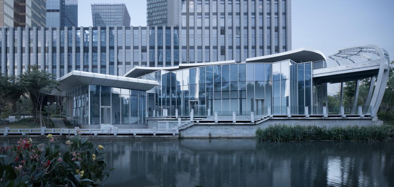 BIM建筑|星堂和：杭州市钱江新城新塘河沿线地铁配套设施 / 浙江大学建筑设计研究院