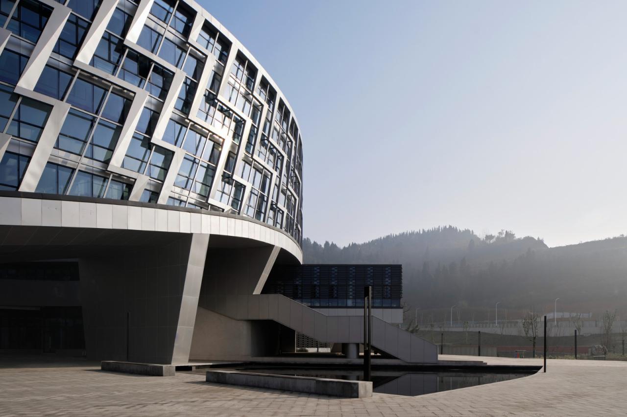 BIM建筑|重庆电力高等专科学校图书馆 / 天津大学设计总院·顾志宏工作室