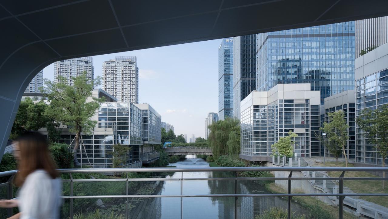 BIM建筑|星堂和：杭州市钱江新城新塘河沿线地铁配套设施 / 浙江大学建筑设计研究院