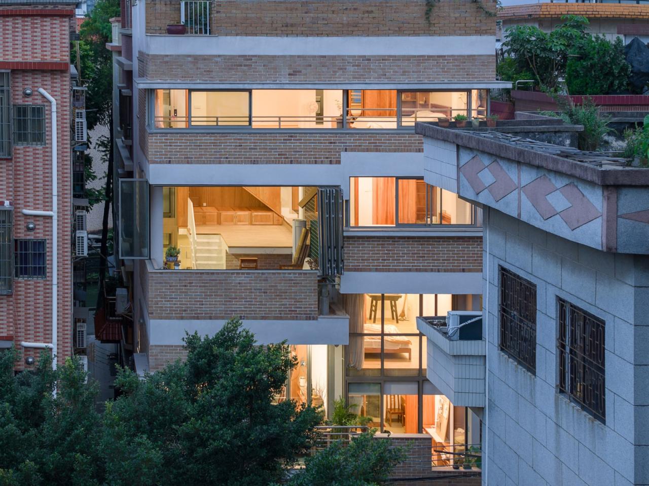 BIM建筑|广府进深：顺德自建房 / 多重建筑