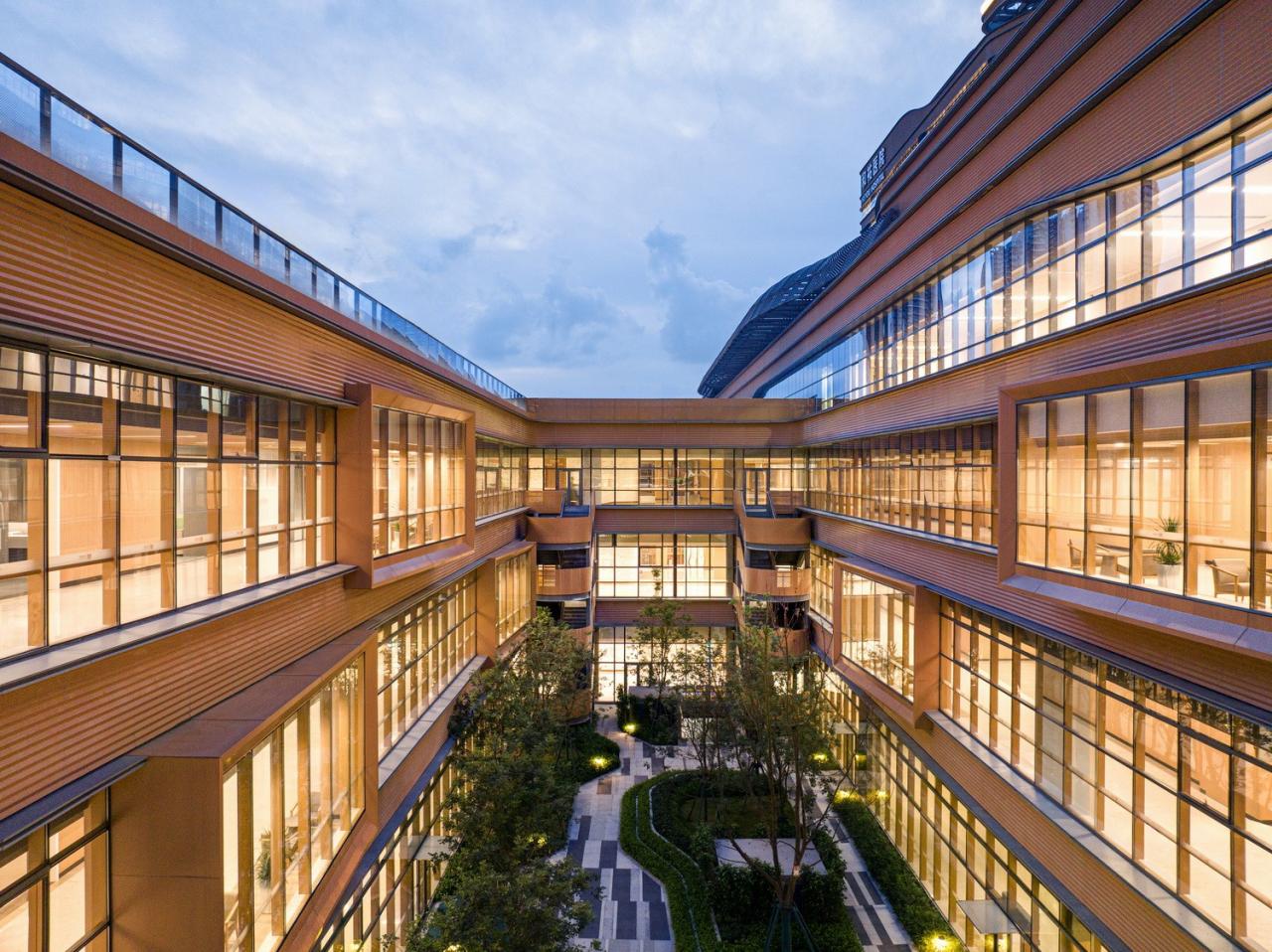 BIM建筑|美的·和祐医院-投资百亿的全球最美花园式医院 / 英国杰典国际建筑