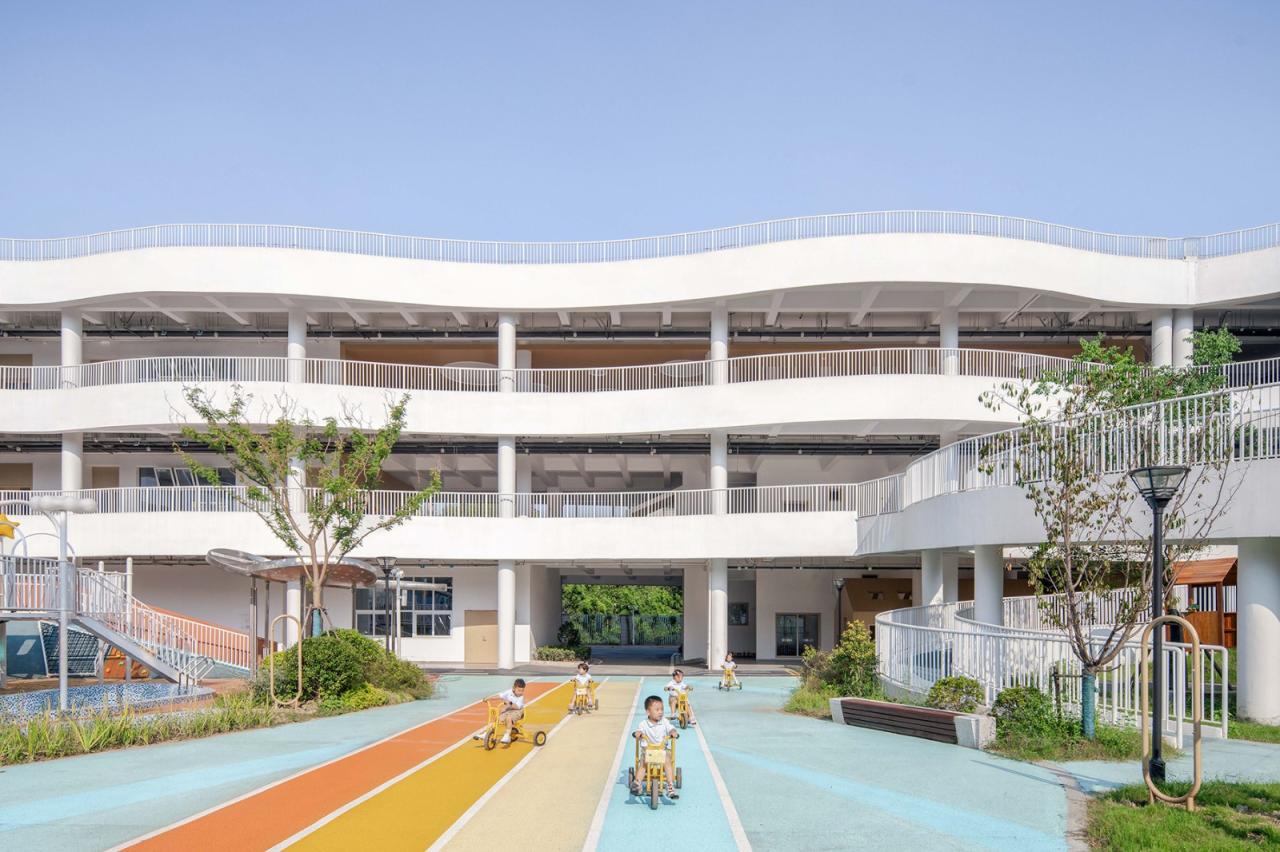 BIM建筑|无锡华星幼儿园 / 元秀万建筑事务所