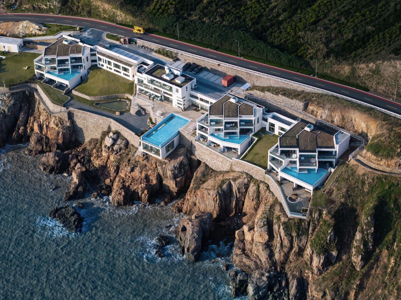 BIM建筑|嵊泗夕会悬崖酒店 / 亦风建筑