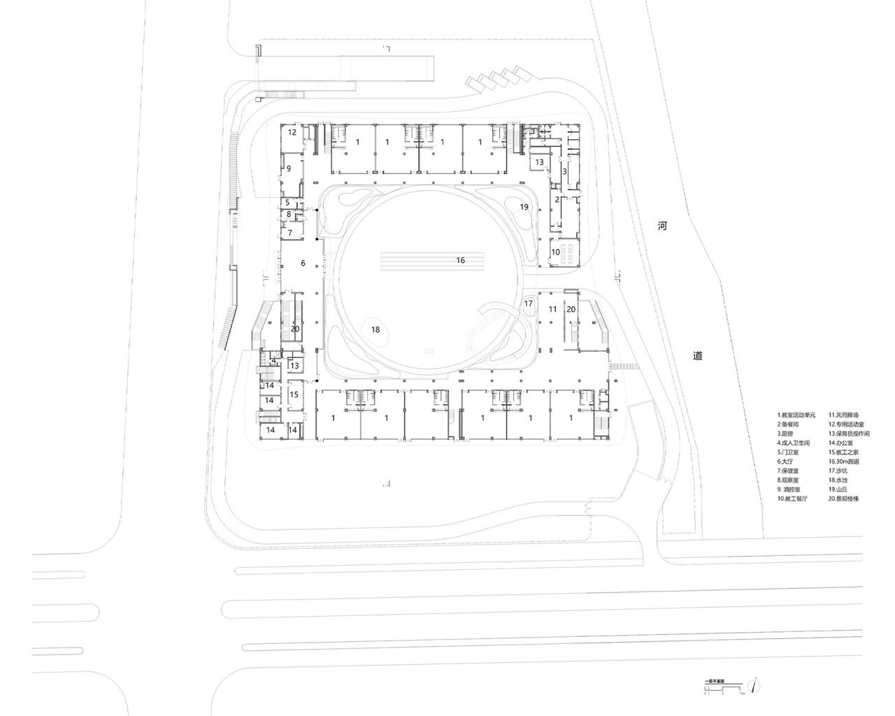 BIM建筑|无锡华星幼儿园 / 元秀万建筑事务所