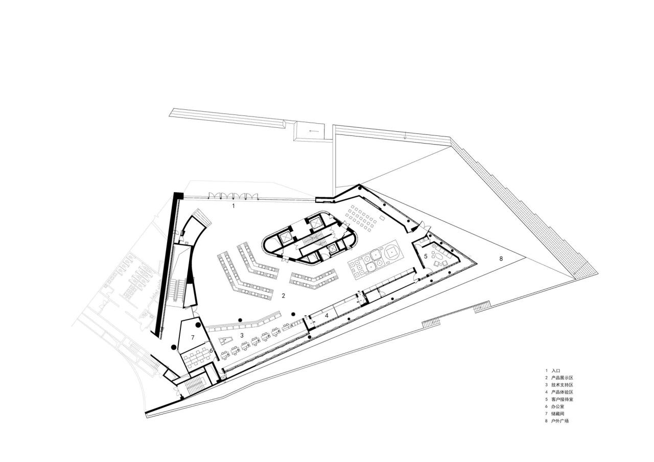 BIM建筑|大疆旗舰店 / 万社设计