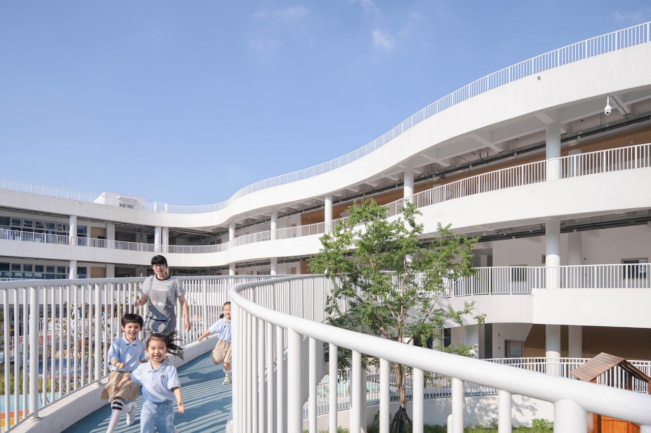 BIM建筑|无锡华星幼儿园 / 元秀万建筑事务所