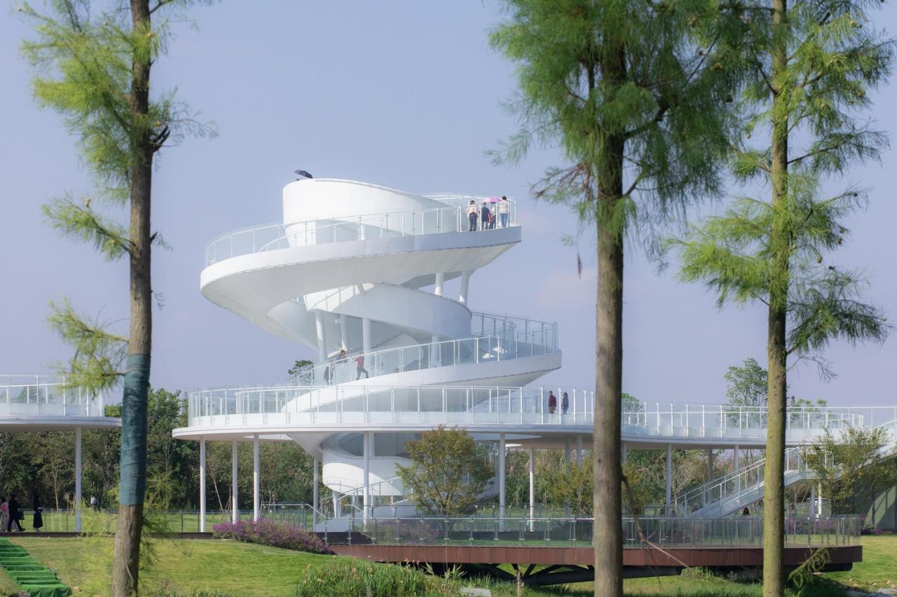 BIM建筑|凫岛 · 鲁家滩湿地公园商业服务中心 / MUDA 慕达建筑