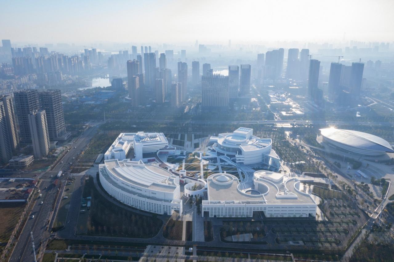BIM建筑|武汉东西湖文化中心 / 中国院大器工作室