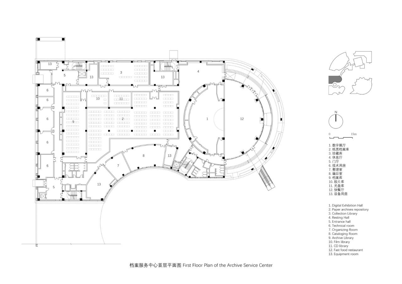 BIM建筑|武汉东西湖文化中心 / 中国院大器工作室