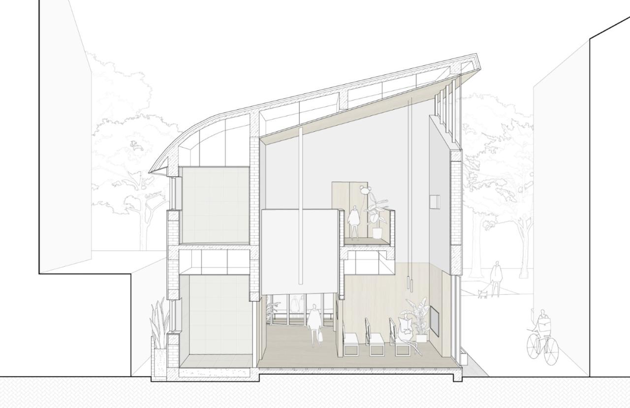 BIM建筑|何家村老年之家 / 由牧建筑